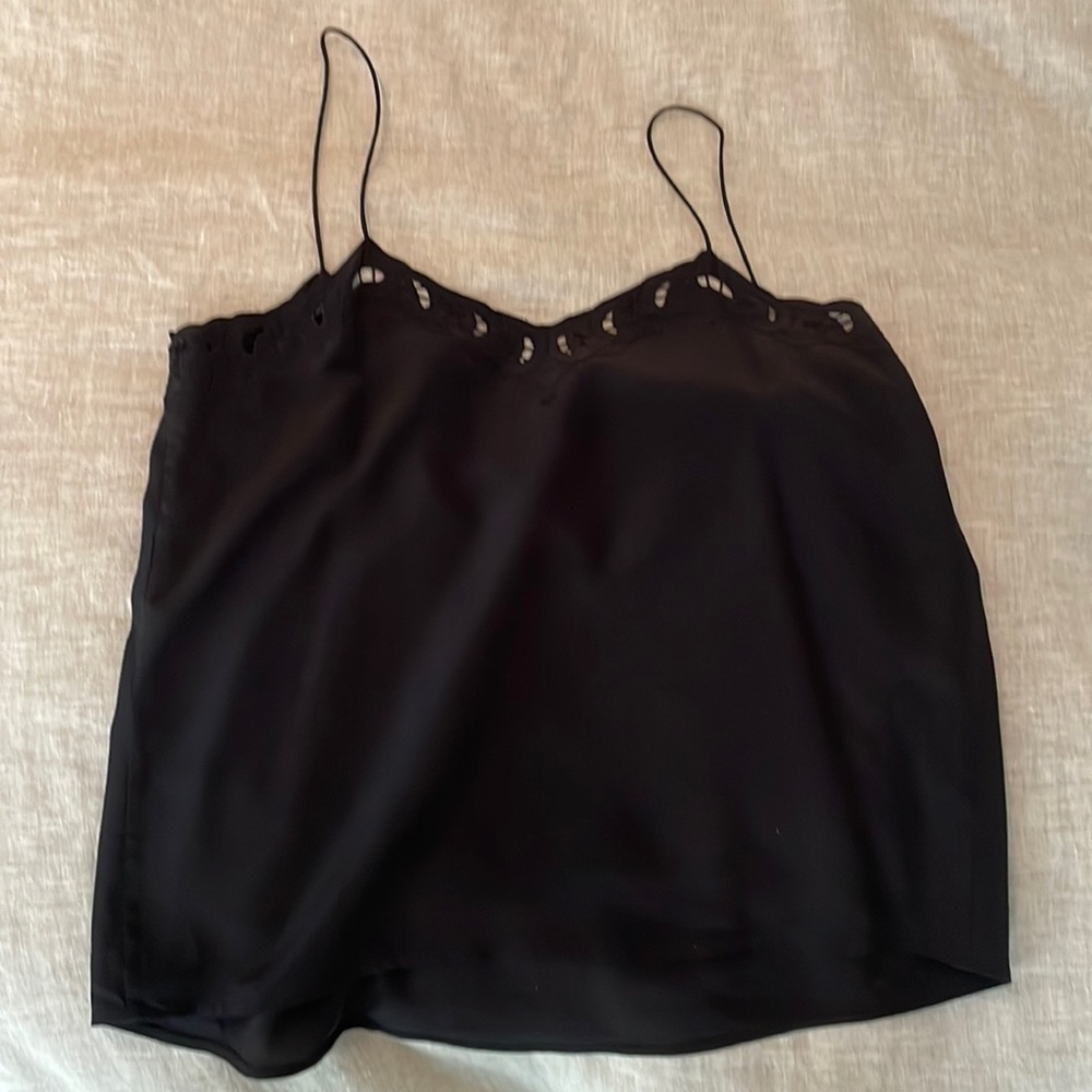 Sézane Palma silk top